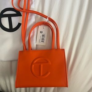 Telfar mini, orange brand new with tags